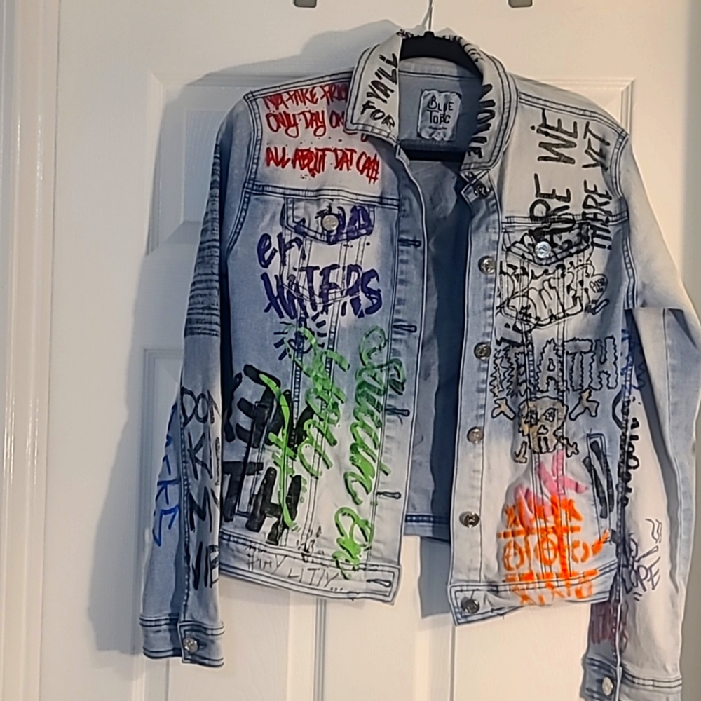 Graffiti Jean Jacket.